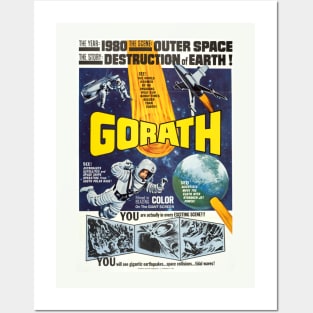 Classic Science Fiction Movie Poster - Gorath Posters and Art